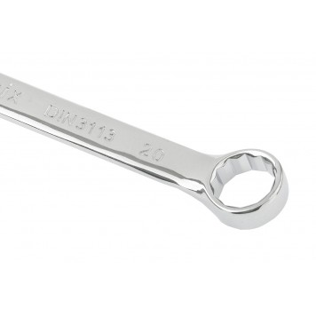 15164 | Ключ комбинированный, 20 мм, CrV, полированный хром, MATRIX-1