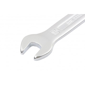 15126 | Ключ комбинированный 7 мм, CrV, холодный штамп, GROSS-1