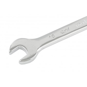 15154 | Ключ комбинированный, 10 мм, CrV, полированный хром, MATRIX-1
