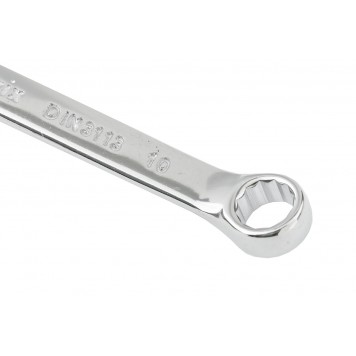 15154 | Ключ комбинированный, 10 мм, CrV, полированный хром, MATRIX-2