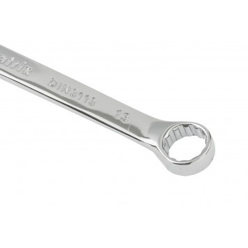 15157 | Ключ комбинированный, 13 мм, CrV, полированный хром, MATRIX-2
