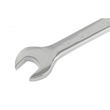 15158 | Ключ комбинированный, 14 мм, CrV, полированный хром, MATRIX-1