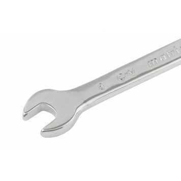 15153 | Ключ комбинированный, 9 мм, CrV, полированный хром, MATRIX-1