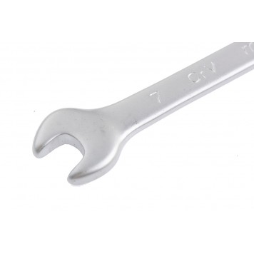 15103 | Ключ комбинированный, 7 мм, CrV, матовый хром, MATRIX-1