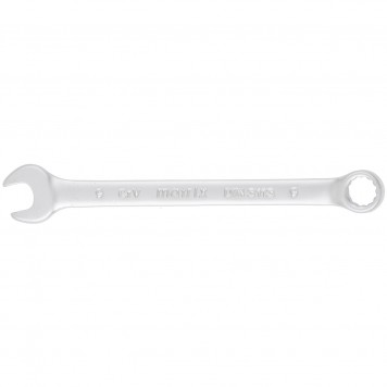 15105 | Ключ комбинированный, 9 мм, CrV, матовый хром, MATRIX-0