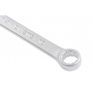 15106 | Ключ комбинированный, 10 мм, CrV, матовый хром, MATRIX-2