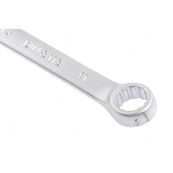 15107 | Ключ комбинированный, 11 мм, CrV, матовый хром, MATRIX-2