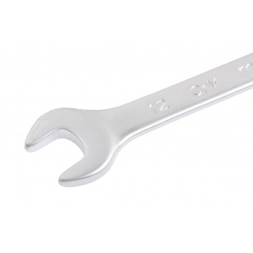 15108 | Ключ комбинированный, 12 мм, CrV, матовый хром, MATRIX-1