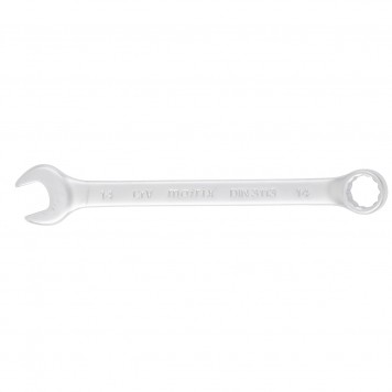 15110 | Ключ комбинированный, 14 мм, CrV, матовый хром, MATRIX-0