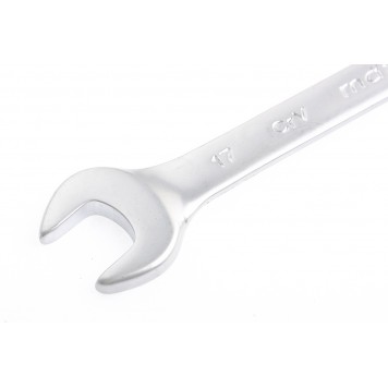 15113 | Ключ комбинированный, 17 мм, CrV, матовый хром, MATRIX-1