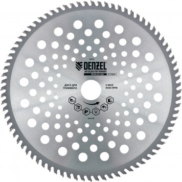 96340 | Диск для триммера, 230 х 25,4 мм, толщина 1,3 мм, 40 зубьев, DENZEL-0