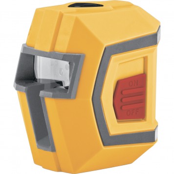 35055 | Уровень лазерный LX1, 10 м ± 0,5 мм/1 м, 635 нм, 1 вертикальная, 1 горизонтальная плоскости, резьба 1/4, DENZEL-0