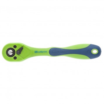 14008 | Ключ-трещотка, двухкомпонентная рукоятка, 3/8, СИБРТЕХ-0