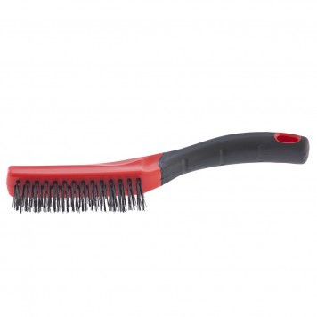 74833 | Щетка зачистная трехрядная, двухкомпонентная рукоятка, MATRIX-3