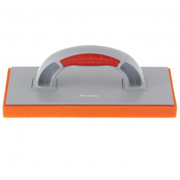 86806 | Терка пластмассовая, гидрогубчатое покрытие 20 мм, 270 x 130 мм, двухкомпонентная ручка, MATRIX-0