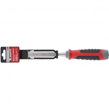 24755 | Долото-стамеска, 20 мм, 60 CrV, трехкомпонентная обрезиненная рукоятка, MATRIX-1