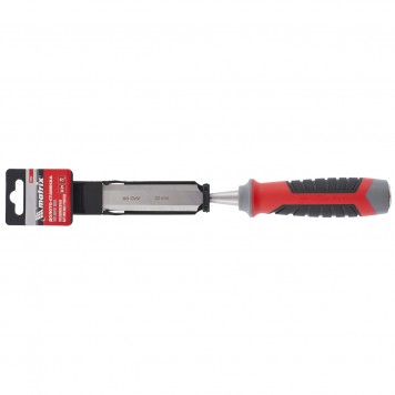 24757 | Долото-стамеска, 22 мм, 60 CrV, трехкомпонентная обрезиненная рукоятка, MATRIX-1