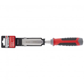 24761 | Долото-стамеска, 26 мм, 60 CrV, трехкомпонентная обрезиненная рукоятка, MATRIX-1