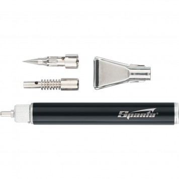 914185 | Горелка газовая, тип "Карандаш" + 2 насадки для пайки, 200 мм, SPARTA-0