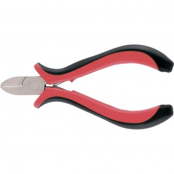 17814 | Бокорезы 130 мм, никелированные, авторазжим, двухкомпонентные рукоятки, MATRIX MINI-0