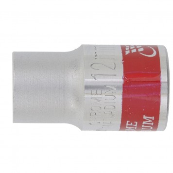 13686 | Головка торцевая, 13 мм, двенадцатигранная, CrV, под квадрат 1/2, хромированная, MATRIX MASTER-0