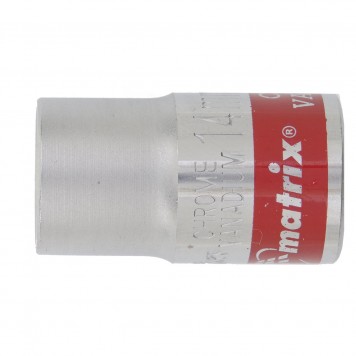 13688 | Головка торцевая, 14 мм, двенадцатигранная, CrV, под квадрат 1/2, хромированная, MATRIX MASTER-0