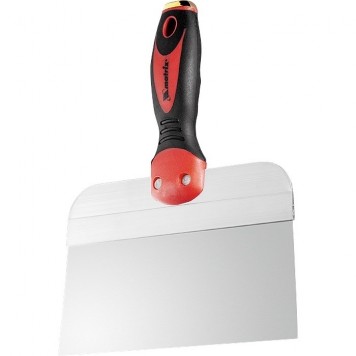 85503 | Шпатель фасадный из нержавеющей стали, 300 мм, двухкомпонентная ручка, широкое полотно, MATRIX-0