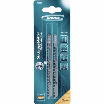 78281 | Полотна для электролобзика по дереву, 2 шт, ( 3180 ), GROSS-0