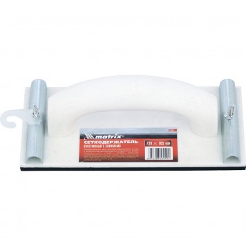 75852 | Сеткодержатель, 230 х 105 мм, пластиковый с зажимами, MATRIX-0