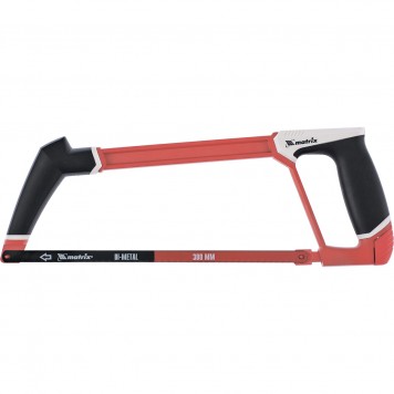 77599 | Ножовка по металлу, 300 мм, биметаллическое полотно, двухкомпонентная рукоятка, MATRIX PROFESSIONAL-0