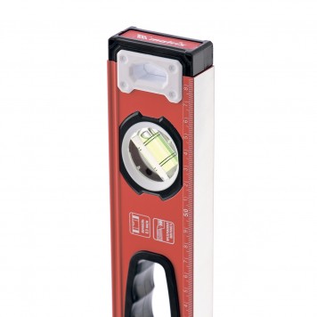 34201 | Уровень алюминиевый, фрезерованный, 3 глазка, рукоятки, 600 мм, MATRIX-1