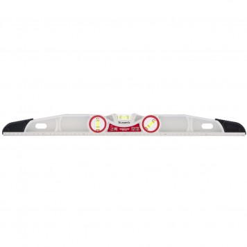 34911 | Уровень алюминиевый литой, фрезерованный, 3 глазка, две ударные площадки, 600 мм, MATRIX-0