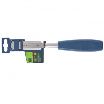 24722 | Стамеска, 22 мм, пластиковая рукоятка, СИБРТЕХ-1