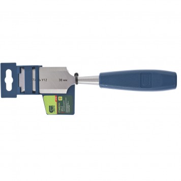 24738 | Стамеска, 38 мм, пластиковая рукоятка, СИБРТЕХ-1