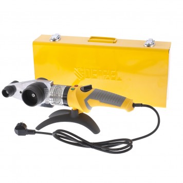 94209 | Аппарат для сварки пластиковых труб DWP-2000, Х-Pro, 2000 Вт, 300 град, комплект насадок, 20-63 мм, DENZEL Х-PRO-1