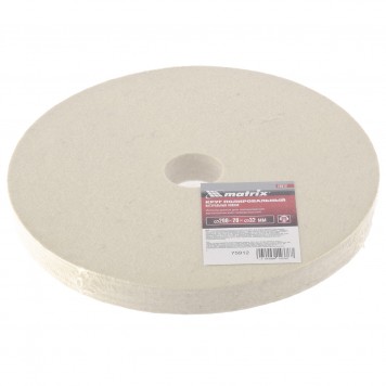 75912 | Круг полировальный из натурального войлока, 200 х 20 х 32 мм, MATRIX-1