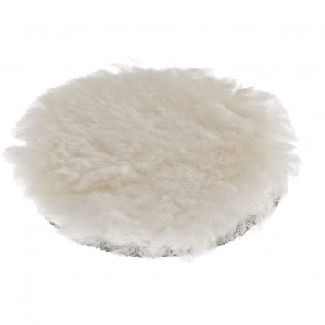 75952 | Насадка полировальная "под липучку", 125 мм, натуральная шерсть, MATRIX-0