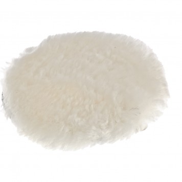 75953 | Насадка полировальная "под липучку", 150 мм, натуральная шерсть, MATRIX-0