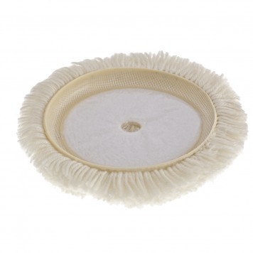 75958 | Насадка полировальная "под липучку", 180 мм, плетеная шерстяная нить, MATRIX-1