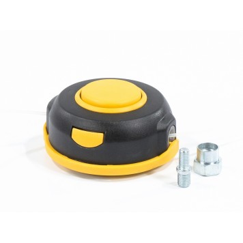 96312 | Катушка универсальная триммерная, гайка М8 х 1,25, гайка М10, винт М8-М10, левая резьба, шаг 1,25 мм, DENZEL-0