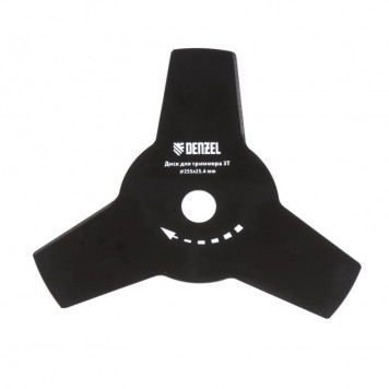 96325 | Диск для триммера, 255 х 25,4 мм, толщина 1,6 мм, 3 лезвия, DENZEL-0