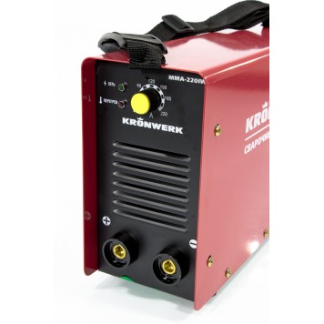 94344 | Аппарат инверторный дуговой сварки ММА-220IW, 220 А, ПВР 60%, диаметр электрода 1,6-5 мм, провод 2 м, KRONWERK-2