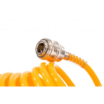 57002 | Шланг спиральный воздушный, 5 м, с быстросъемными соединениями, MATRIX-2