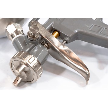 57314 | Краскораспылитель пневматический с верхним бачком V 0,6 л, сопло D 1.2, 1.5 и 1.8 мм, MATRIX-2