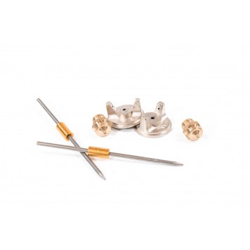 57314 | Краскораспылитель пневматический с верхним бачком V 0,6 л, сопло D 1.2, 1.5 и 1.8 мм, MATRIX-3