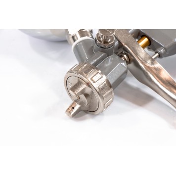 57314 | Краскораспылитель пневматический с верхним бачком V 0,6 л, сопло D 1.2, 1.5 и 1.8 мм, MATRIX-4