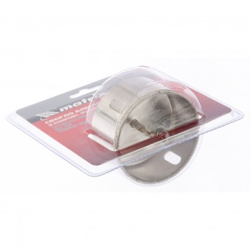 726753 | Сверло алмазное по керамограниту, 75 х 67 мм, трехгранный хвостовик, MATRIX-1