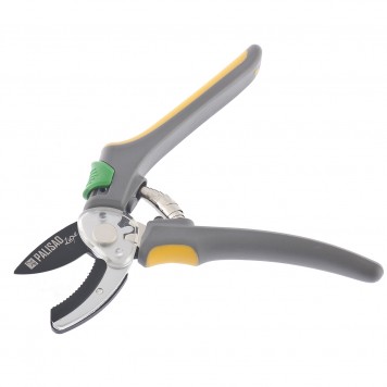 60484 | Секатор с наковальней, обрезиненные рукоятки, PALISAD LUXE-1