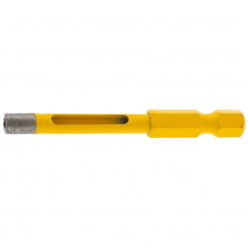 726717 | Сверло алмазное по керамограниту, 5 х 35 мм, шестигранный хвостовик, DENZEL-0