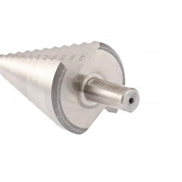 72363 | Сверло ступенчатое, 4-6-9-12-15-18-21-24-27-30-33-36-39 мм, Р6М5, трехгранный хвостовик, БАРС-1